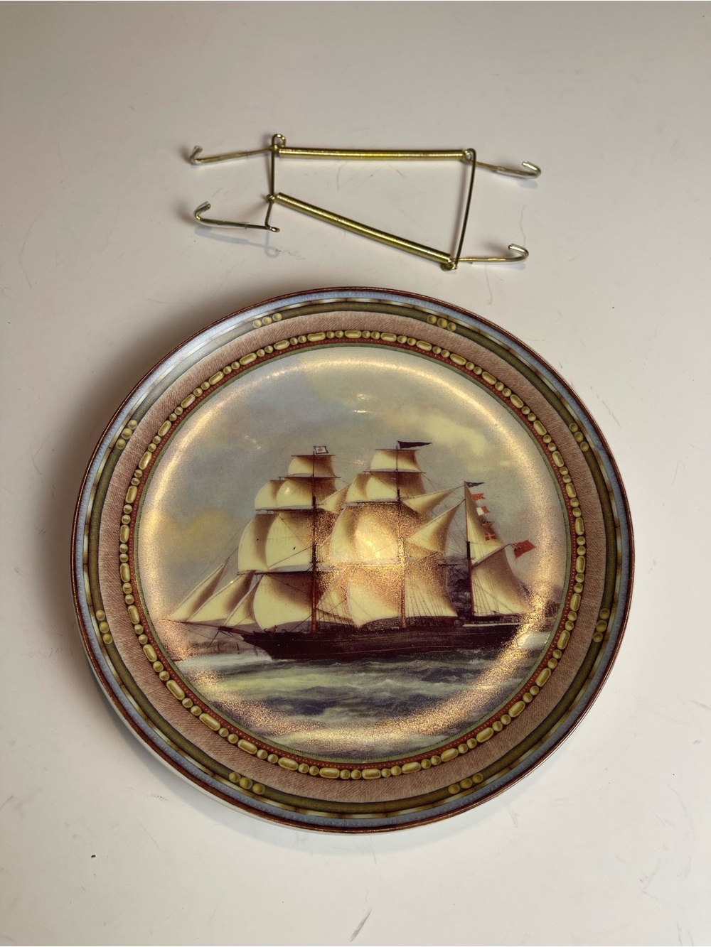 Formalities by Baum Bros Geelong Clipper Ship Collector Plate with Hanger